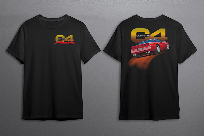 Custom Corvette C4 T-Shirt