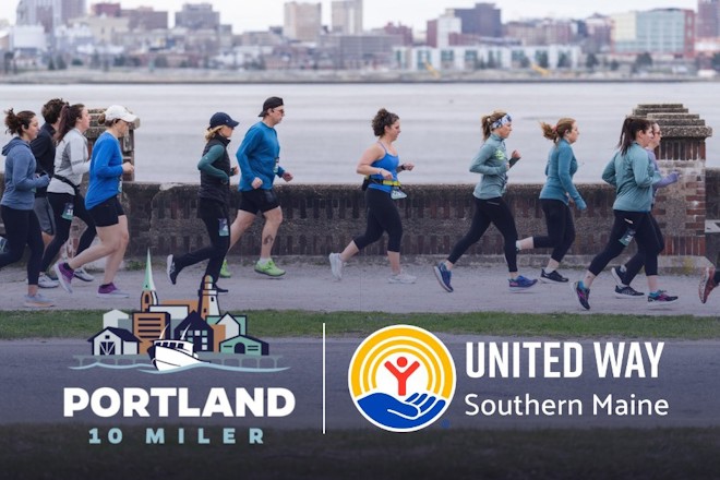 Runners supporting United Way