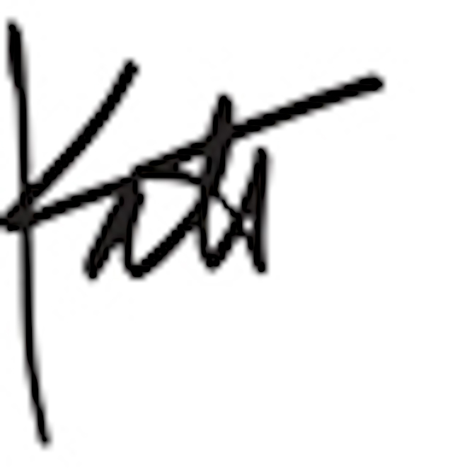 Kate Maehr's signature Kate Maehr's signature